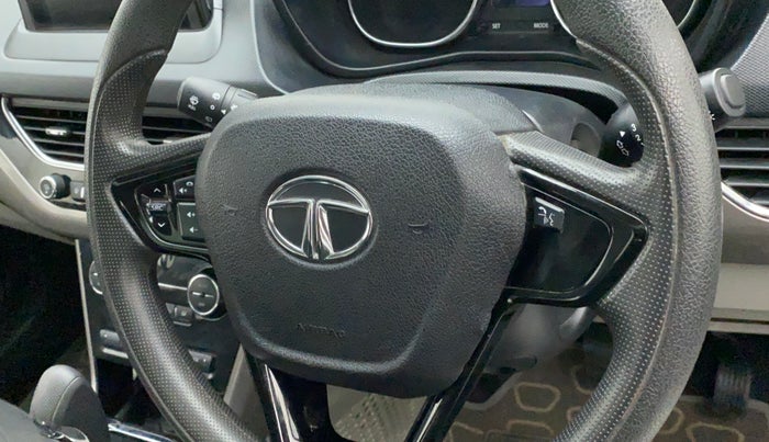 2019 Tata NEXON XZA PLUS PETROL, Petrol, Automatic, 7,358 km, Steering wheel - Horn pad has minor damage