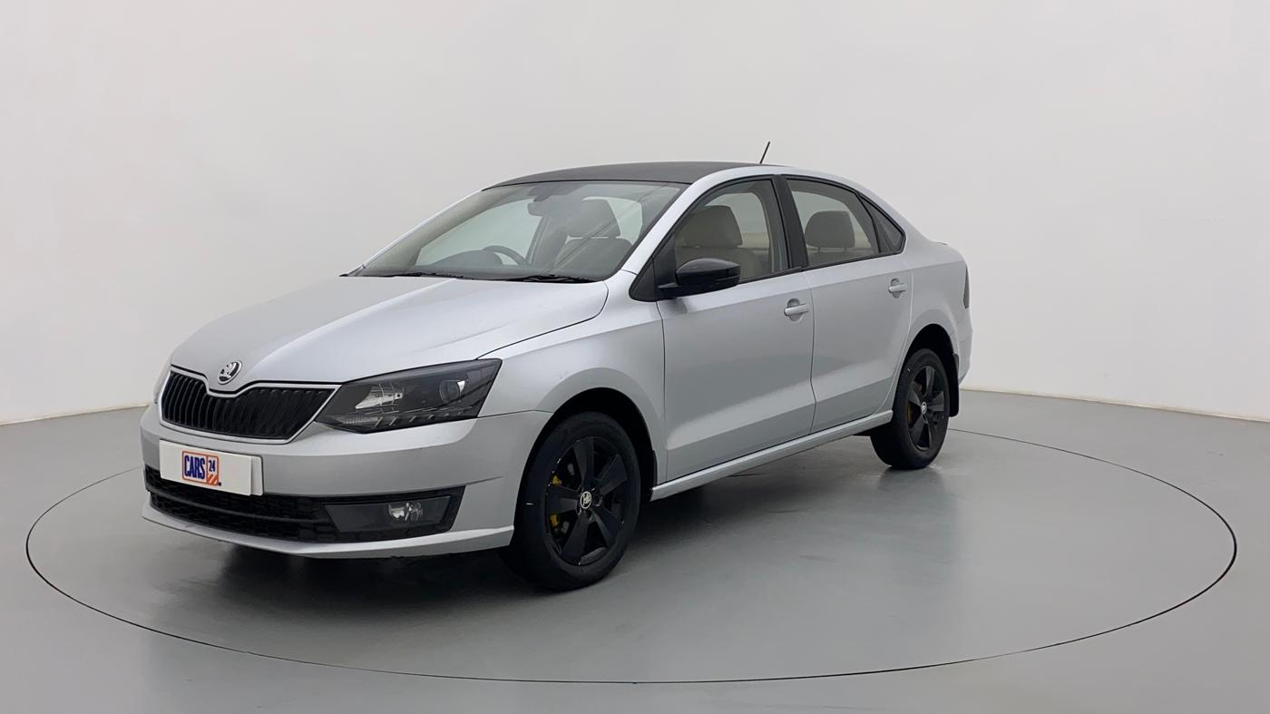 2017 Skoda Rapid Style 1.5 TDI AT, Diesel, Automatic, 85,145 km, Left Front Diagonal
