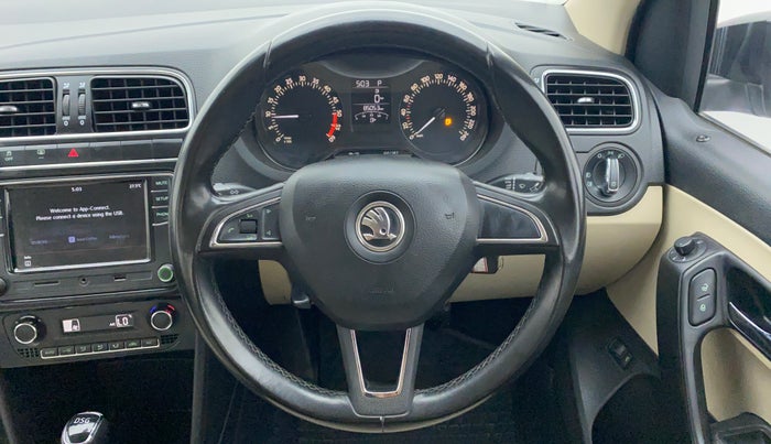 2017 Skoda Rapid Style 1.5 TDI AT, Diesel, Automatic, 85,145 km, Steering Wheel Close Up