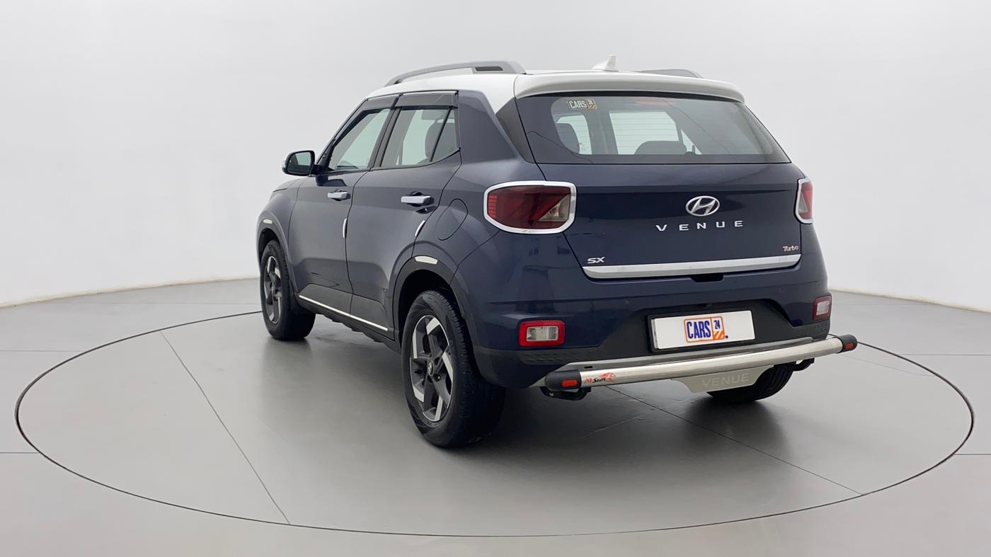 2019 Hyundai VENUE SX PLUS 1.0 TURBO DCT DUAL TONE, Petrol, Automatic, 63,282 km, Left Back Diagonal