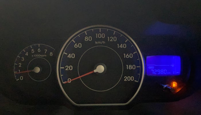 2013 Hyundai i10 ASTA 1.2, Petrol, Manual, 72,934 km, Odometer Image