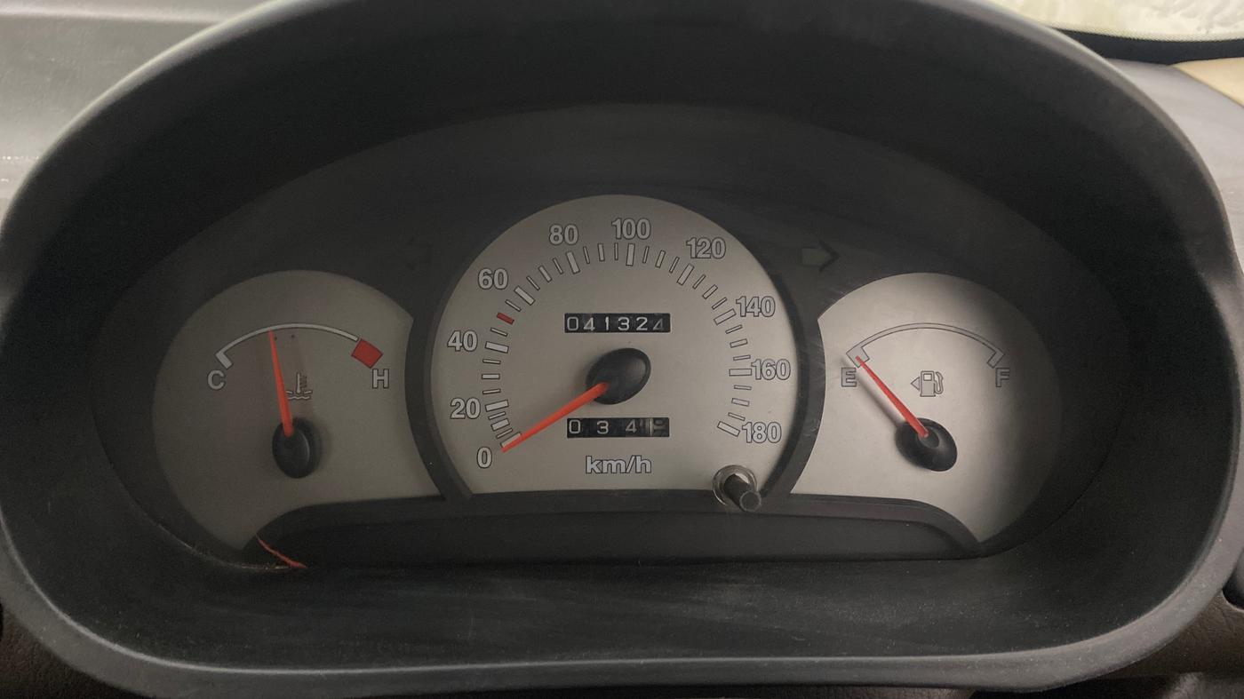 2013 Hyundai Santro Xing GLS, Petrol, Manual, 41,289 km, Odometer Image
