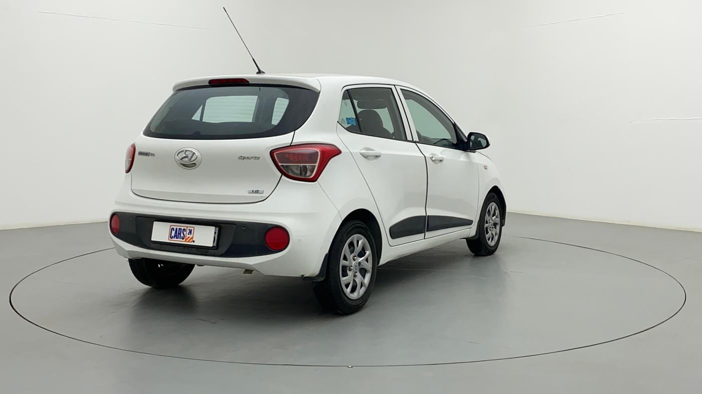 2018 Hyundai Grand i10 SPORTZ 1.2 KAPPA VTVT, Petrol, Manual, 70,369 km, Right Back Diagonal