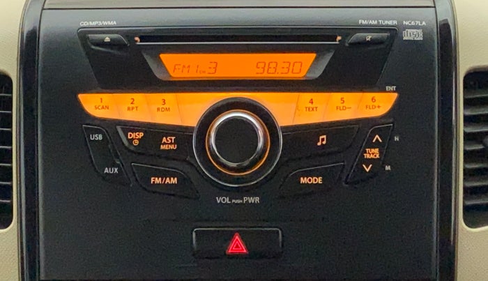2017 Maruti Wagon R 1.0 VXI, Petrol, Manual, 13,920 km, Infotainment System