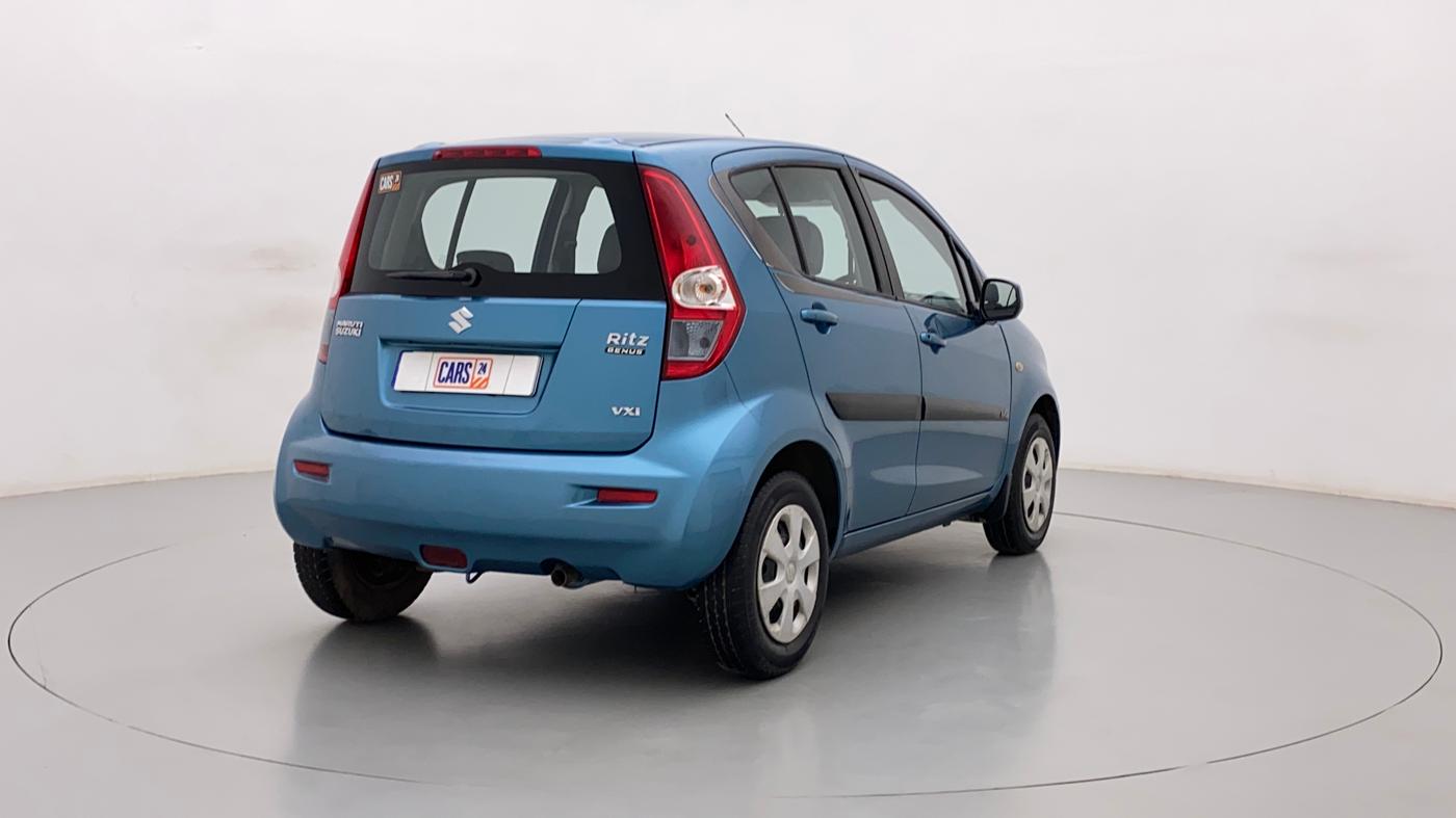 2010 Maruti Ritz VXI GENUS, Petrol, Manual, 27,064 km, Right Back Diagonal