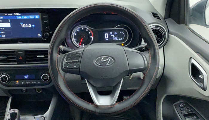 2020 Hyundai GRAND I10 NIOS SPORTZ AMT 1.2 KAPPA VTVT, Petrol, Automatic, 17,778 km, Steering Wheel Close Up