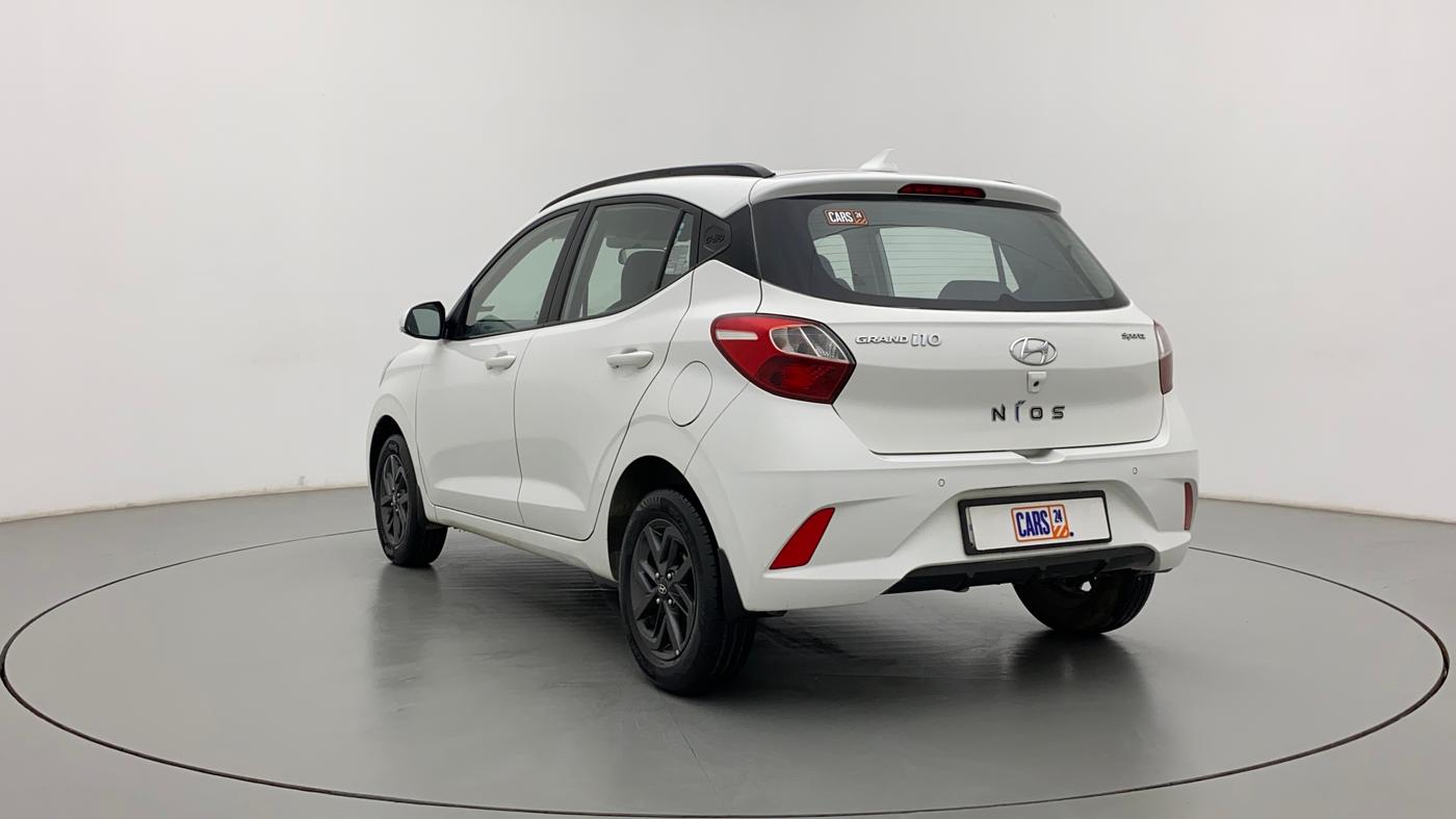 2020 Hyundai GRAND I10 NIOS SPORTZ AMT 1.2 KAPPA VTVT, Petrol, Automatic, 17,778 km, Left Back Diagonal