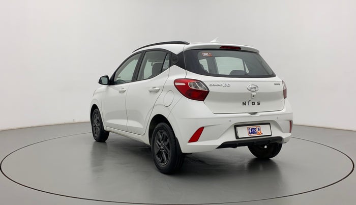 2020 Hyundai GRAND I10 NIOS SPORTZ AMT 1.2 KAPPA VTVT, Petrol, Automatic, 17,778 km, Left Back Diagonal