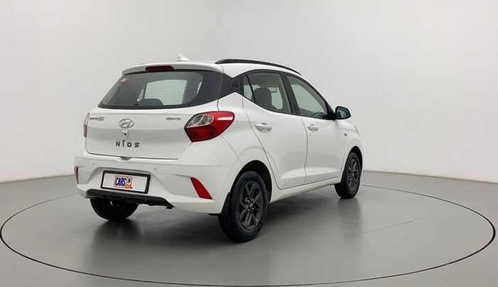2020 Hyundai GRAND I10 NIOS SPORTZ AMT 1.2 KAPPA VTVT, Petrol, Automatic, 17,778 km, Right Back Diagonal