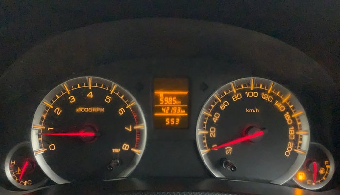 2016 Maruti Swift Dzire VXI, Petrol, Manual, 42,442 km, Odometer Image