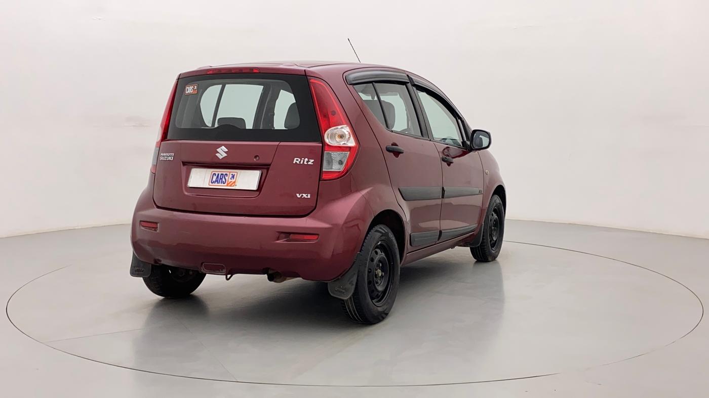 2011 Maruti Ritz VXI, Petrol, Manual, 75,210 km, Right Back Diagonal