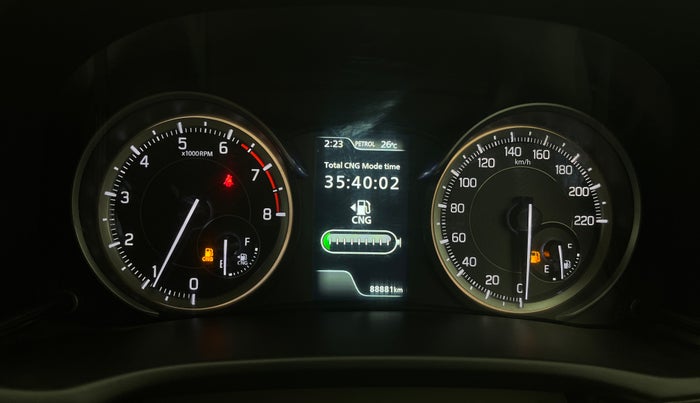 2024 Maruti Ertiga ZXI (O) CNG, CNG, Manual, 88,856 km, Odometer Image