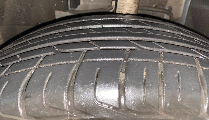 2024 Tata NEXON Fearless Plus S 1.2 Revotron 7DCA Dark Edition, Petrol, Automatic, 7,773 km, Left Front Tyre Tread