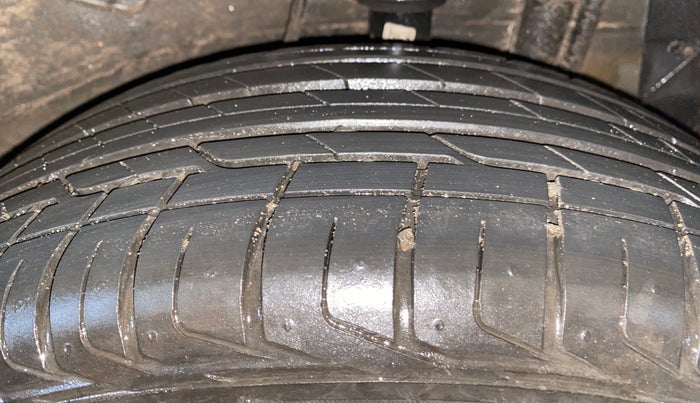 2024 Tata NEXON Fearless Plus S 1.2 Revotron 7DCA Dark Edition, Petrol, Automatic, 7,773 km, Left Rear Tyre Tread