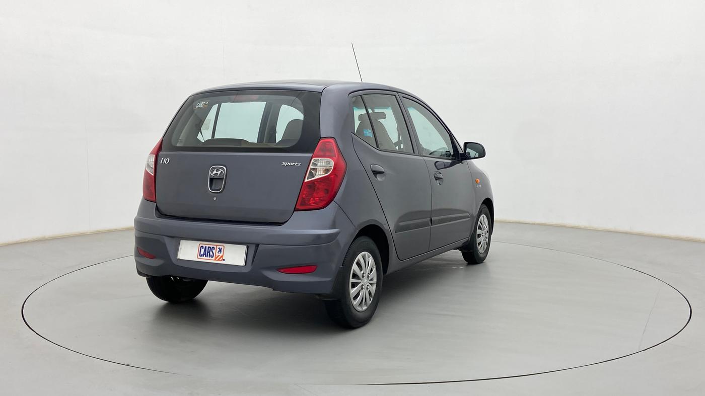 2015 Hyundai i10 SPORTZ 1.1, Petrol, Manual, 54,944 km, Right Back Diagonal