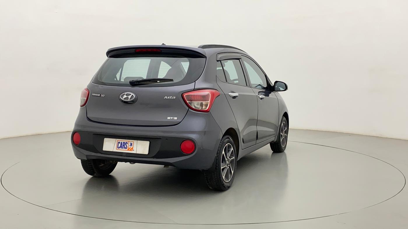 2017 Hyundai Grand i10 ASTA 1.2 KAPPA VTVT, Petrol, Manual, 26,274 km, Right Back Diagonal