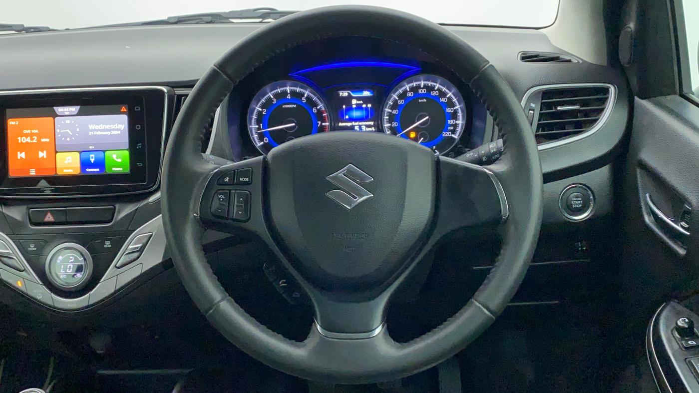 2020 Maruti Baleno ALPHA PETROL 1.2, Petrol, Manual, 20,503 km, Steering Wheel Close Up