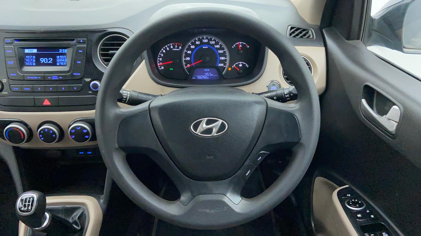 2014 Hyundai Grand i10 SPORTZ 1.2 KAPPA VTVT, Petrol, Manual, 58,364 km, Steering Wheel Close Up