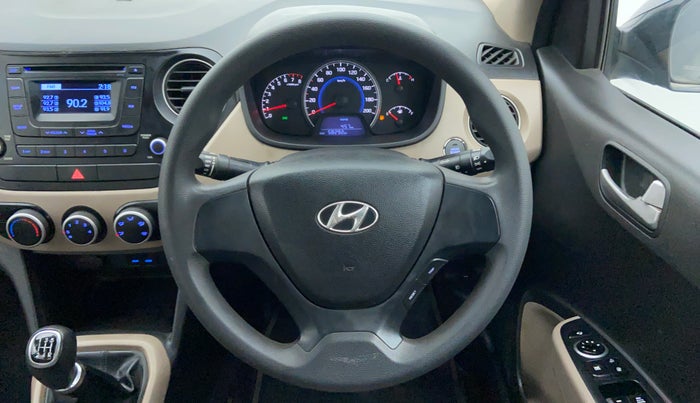 2014 Hyundai Grand i10 SPORTZ 1.2 KAPPA VTVT, Petrol, Manual, 58,364 km, Steering Wheel Close Up