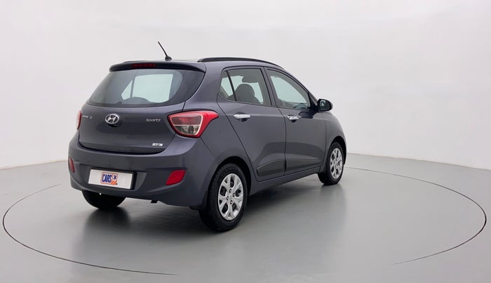 2014 Hyundai Grand i10 SPORTZ 1.2 KAPPA VTVT, Petrol, Manual, 58,364 km, Right Back Diagonal