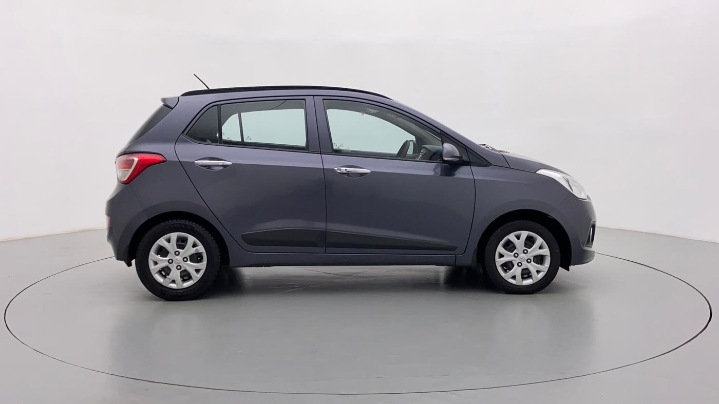 2014 Hyundai Grand i10 SPORTZ 1.2 KAPPA VTVT, Petrol, Manual, 58,364 km, Right Side View