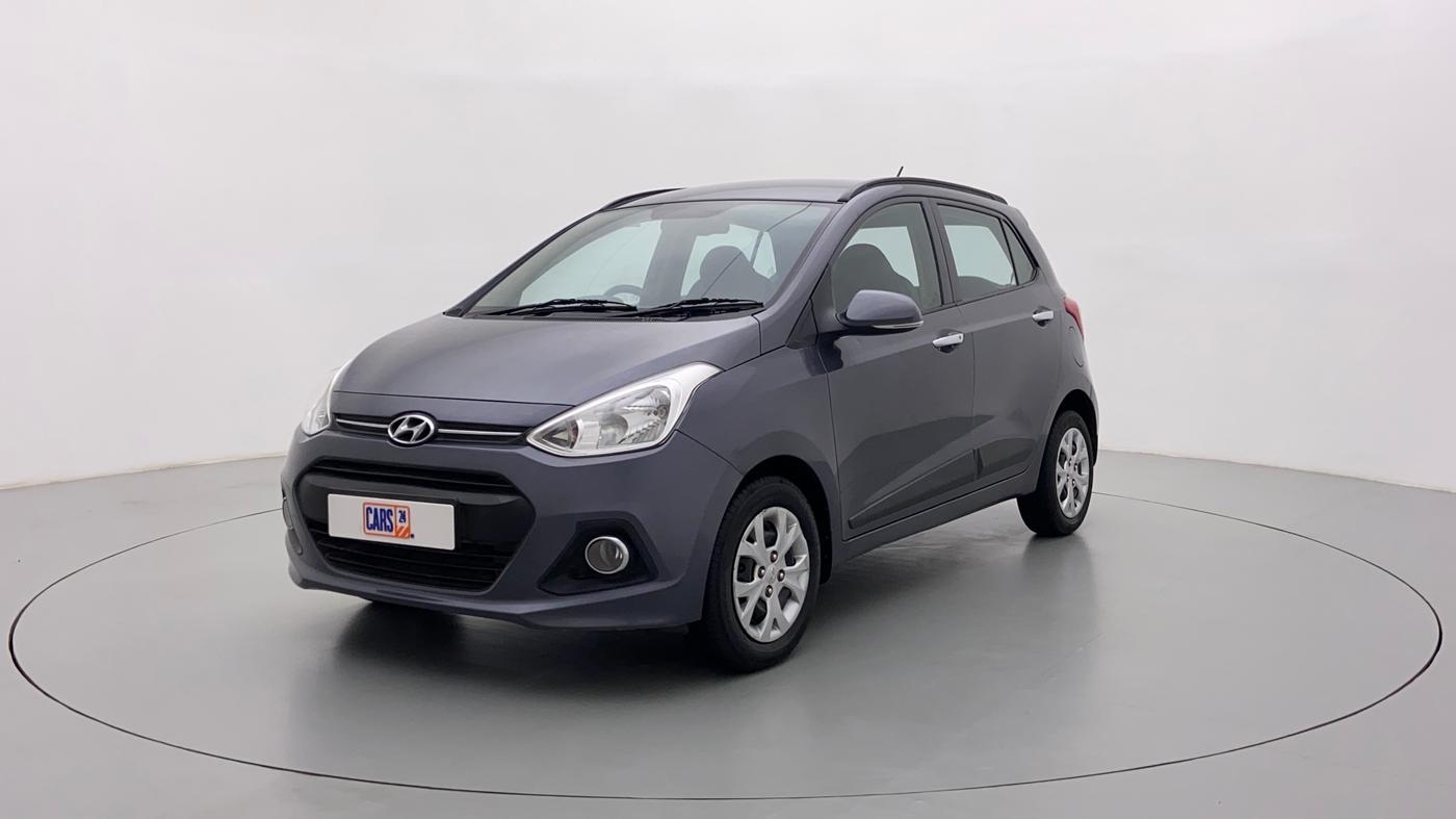 2014 Hyundai Grand i10 SPORTZ 1.2 KAPPA VTVT, Petrol, Manual, 58,364 km, Left Front Diagonal