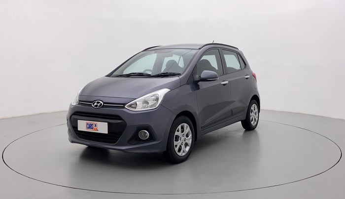 2014 Hyundai Grand i10 SPORTZ 1.2 KAPPA VTVT, Petrol, Manual, 58,364 km, Left Front Diagonal