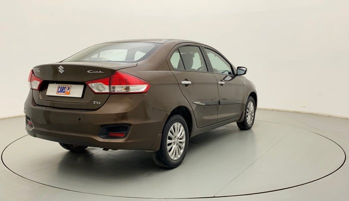 2015 Maruti Ciaz ZXI, Petrol, Manual, 74,925 km, Right Back Diagonal