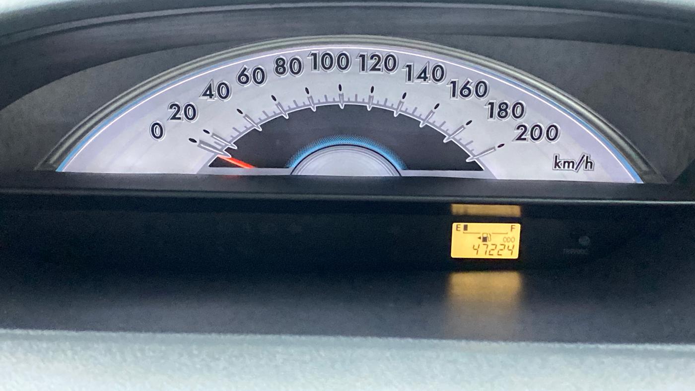 2012 Toyota Etios Liva G, Petrol, Manual, 47,223 km, Odometer Image