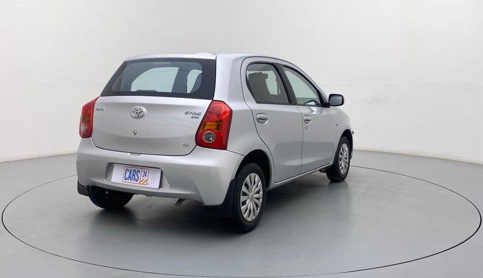 2012 Toyota Etios Liva G, Petrol, Manual, 47,223 km, Right Back Diagonal