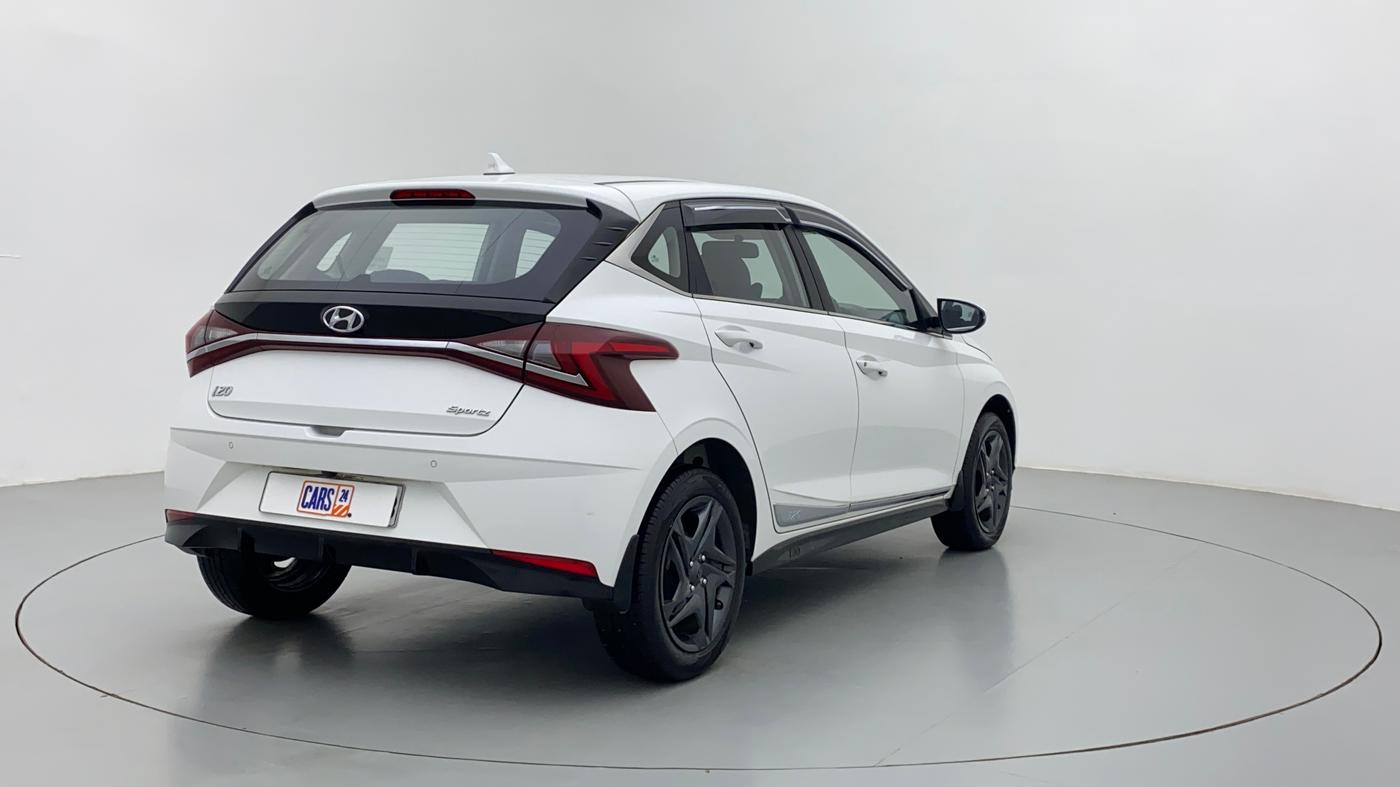 2021 Hyundai NEW I20 SPORTZ 1.2 MT, Petrol, Manual, 8,543 km, Right Back Diagonal
