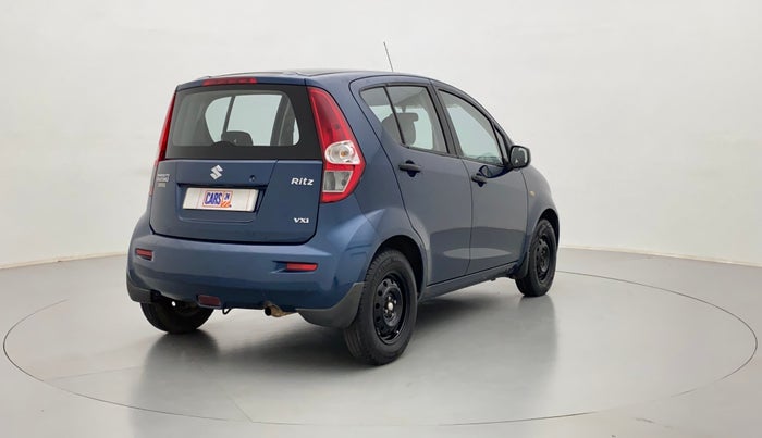 2012 Maruti Ritz VXI, Petrol, Manual, 55,618 km, Right Back Diagonal