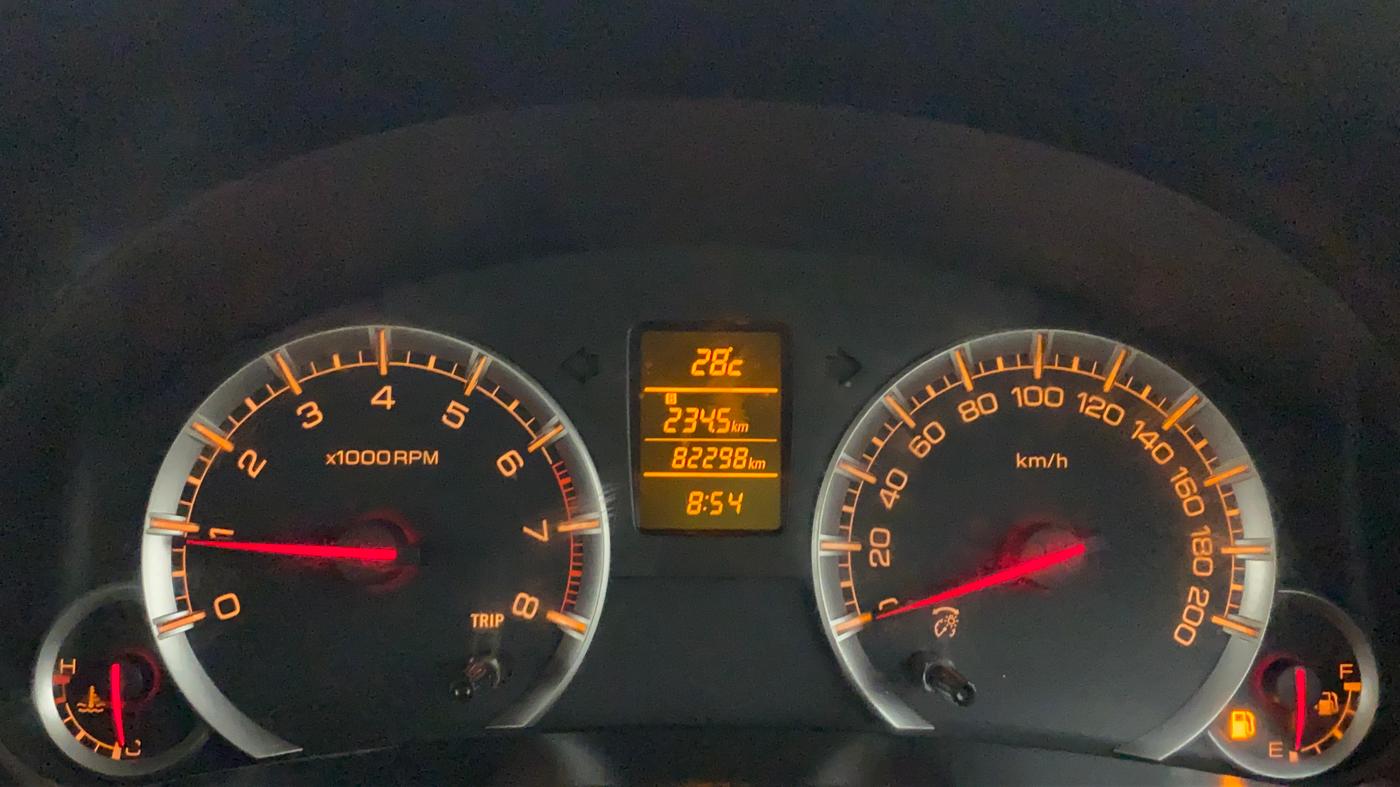 2016 Maruti Swift Dzire ZXI, Petrol, Manual, 82,298 km, Odometer Image