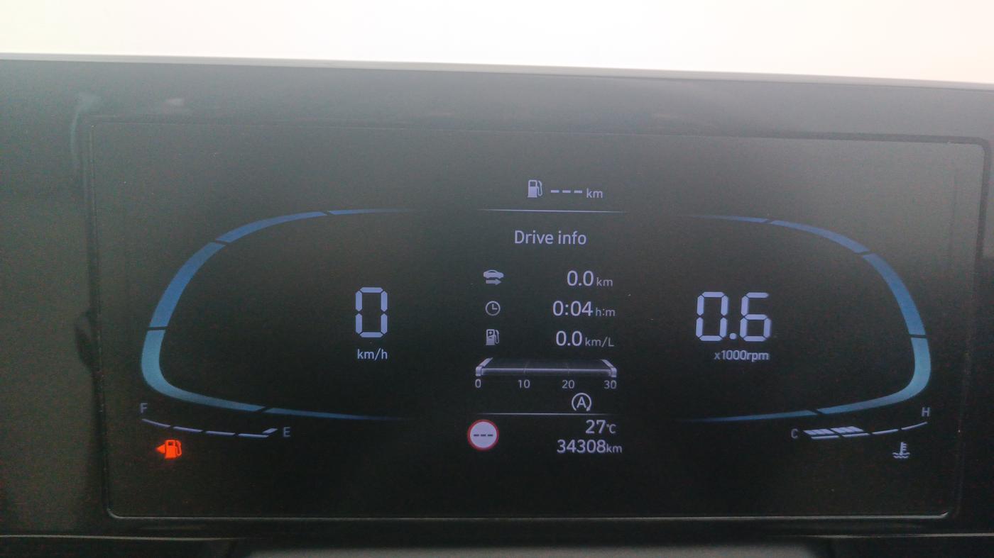 2023 Hyundai Verna SX (O) 1.5 MPI MT, Petrol, Manual, 34,307 km, Odometer Image