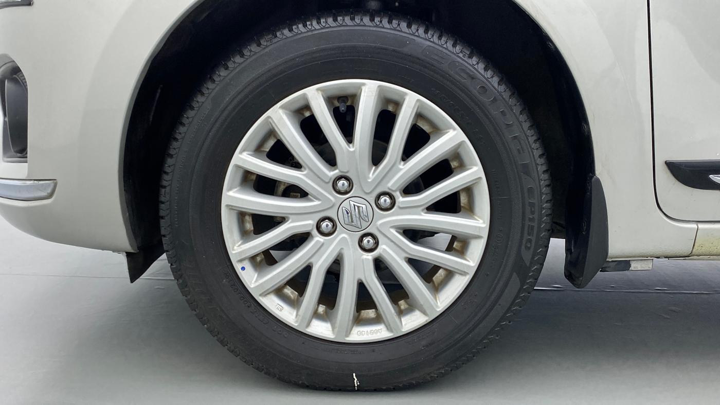 2019 Maruti Dzire ZXI, Petrol, Manual, 8,087 km, Left Front Wheel