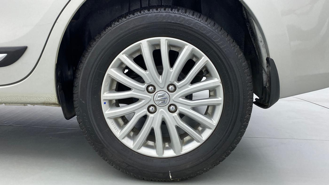 2019 Maruti Dzire ZXI, Petrol, Manual, 8,087 km, Left Rear Wheel