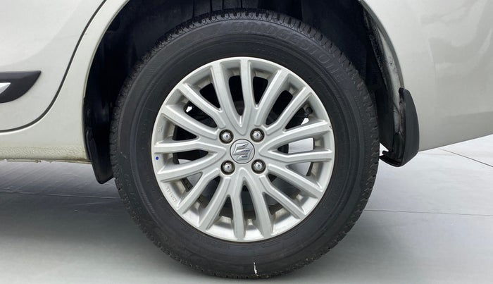 2019 Maruti Dzire ZXI, Petrol, Manual, 8,087 km, Left Rear Wheel