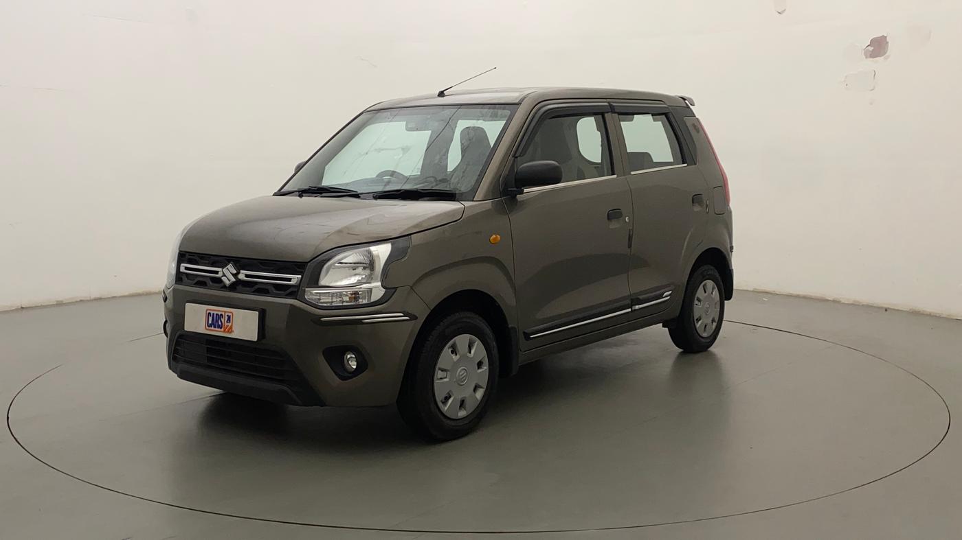 2021 Maruti New Wagon-R LXI 1.0, Petrol, Manual, 9,219 km, Left Front Diagonal