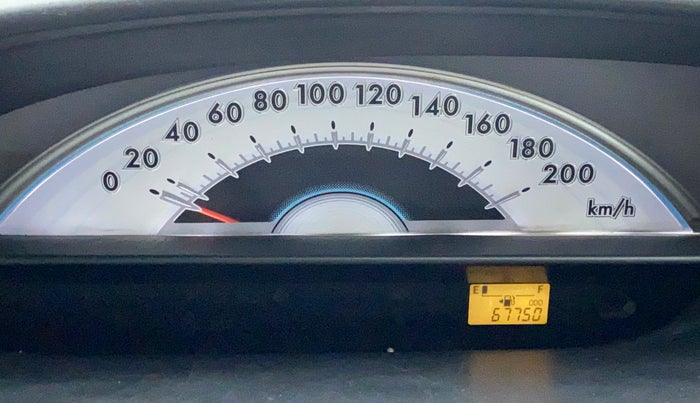 2011 Toyota Etios Liva G, Petrol, Manual, 67,800 km, Odometer Image