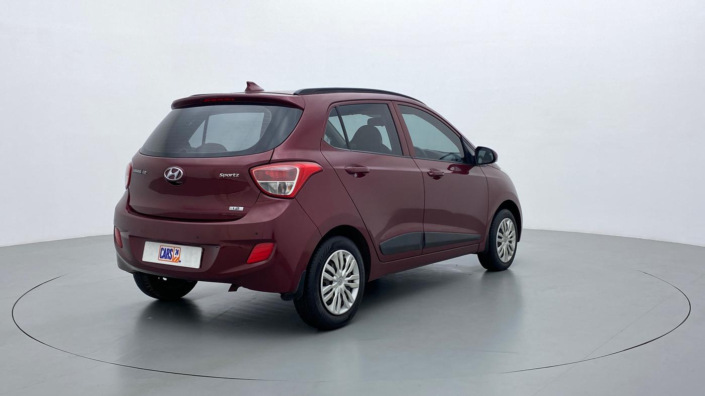 2015 Hyundai Grand i10 SPORTS 1.2 VTVT, Petrol, Manual, 34,467 km, Right Back Diagonal