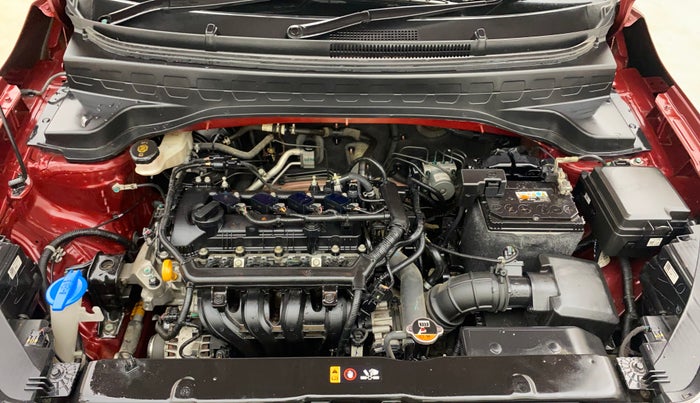 2020 KIA SONET HTE 1.2, Petrol, Manual, 19,200 km, Engine View