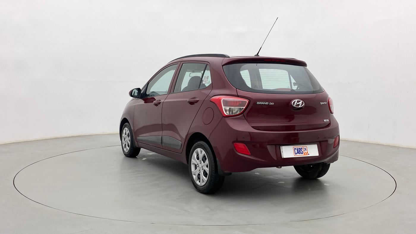 2016 Hyundai Grand i10 SPORTZ 1.2 KAPPA VTVT, Petrol, Manual, 28,467 km, Left Back Diagonal