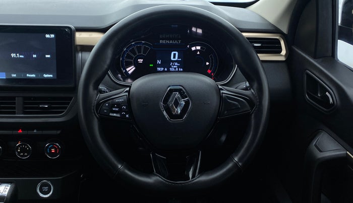 2022 Renault Kiger  RXT (O) AMT 1.0 DUAL TONE, Petrol, Automatic, 2,178 km, Steering Wheel Close Up
