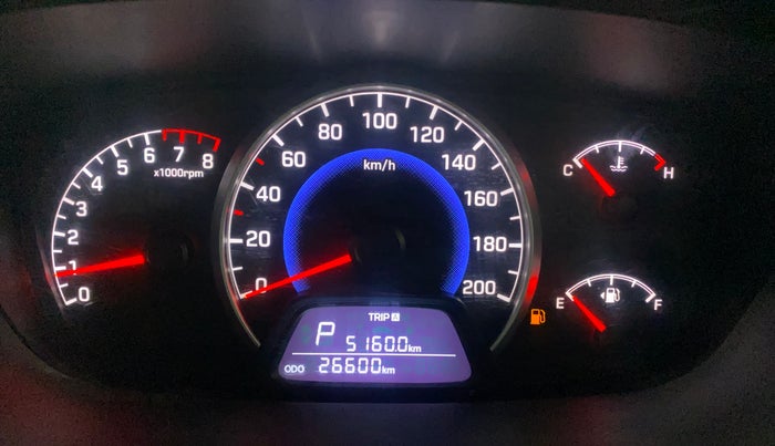 2017 Hyundai Grand i10 MAGNA AT 1.2 KAPPA VTVT, Petrol, Automatic, 26,594 km, Odometer Image