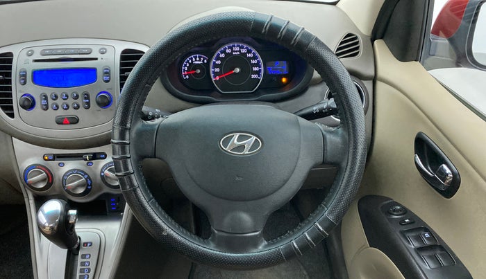 2012 Hyundai i10 SPORTZ 1.2 AT KAPPA2, Petrol, Automatic, 54,545 km, Steering Wheel Close Up