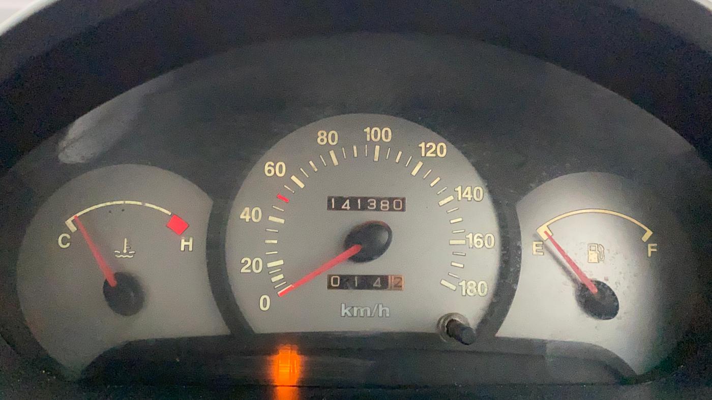 2011 Hyundai Santro Xing GLS, Petrol, Manual, 1,41,380 km, Odometer Image