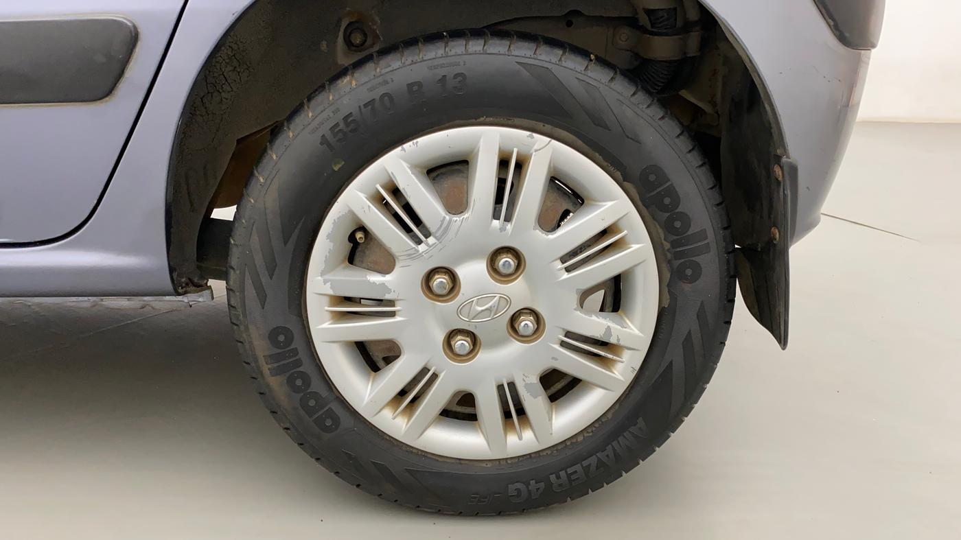 2011 Hyundai Santro Xing GLS, Petrol, Manual, 1,41,380 km, Left Rear Wheel