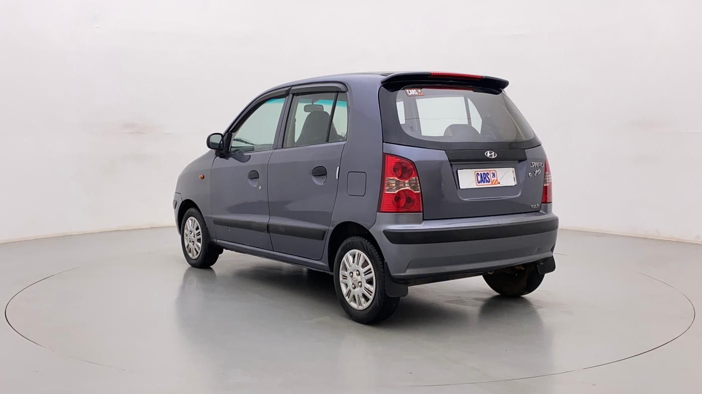 2011 Hyundai Santro Xing GLS, Petrol, Manual, 1,41,380 km, Left Back Diagonal