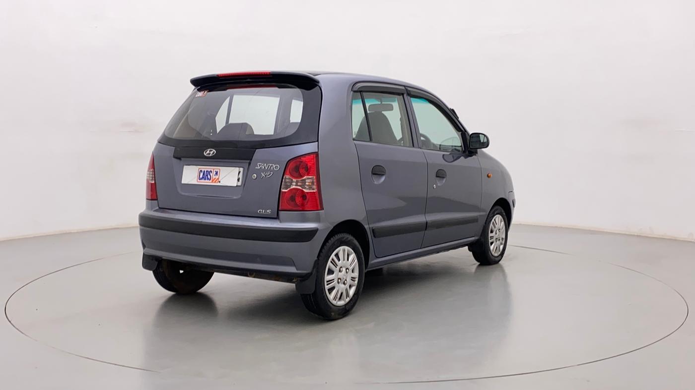 2011 Hyundai Santro Xing GLS, Petrol, Manual, 1,41,380 km, Right Back Diagonal