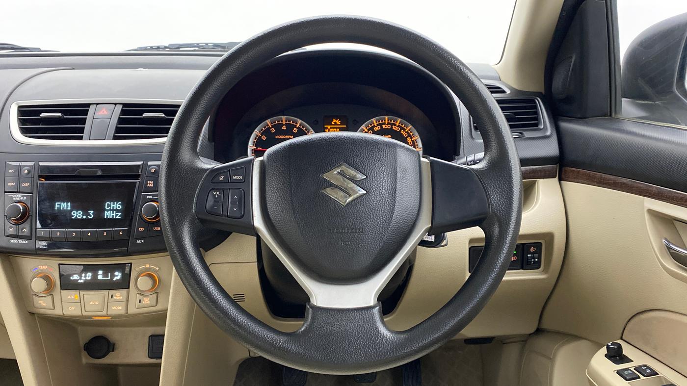 2013 Maruti Swift Dzire ZXI 1.2 BS IV, Petrol, Manual, 46,749 km, Steering Wheel Close Up